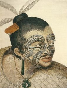Maori-Haeuptling